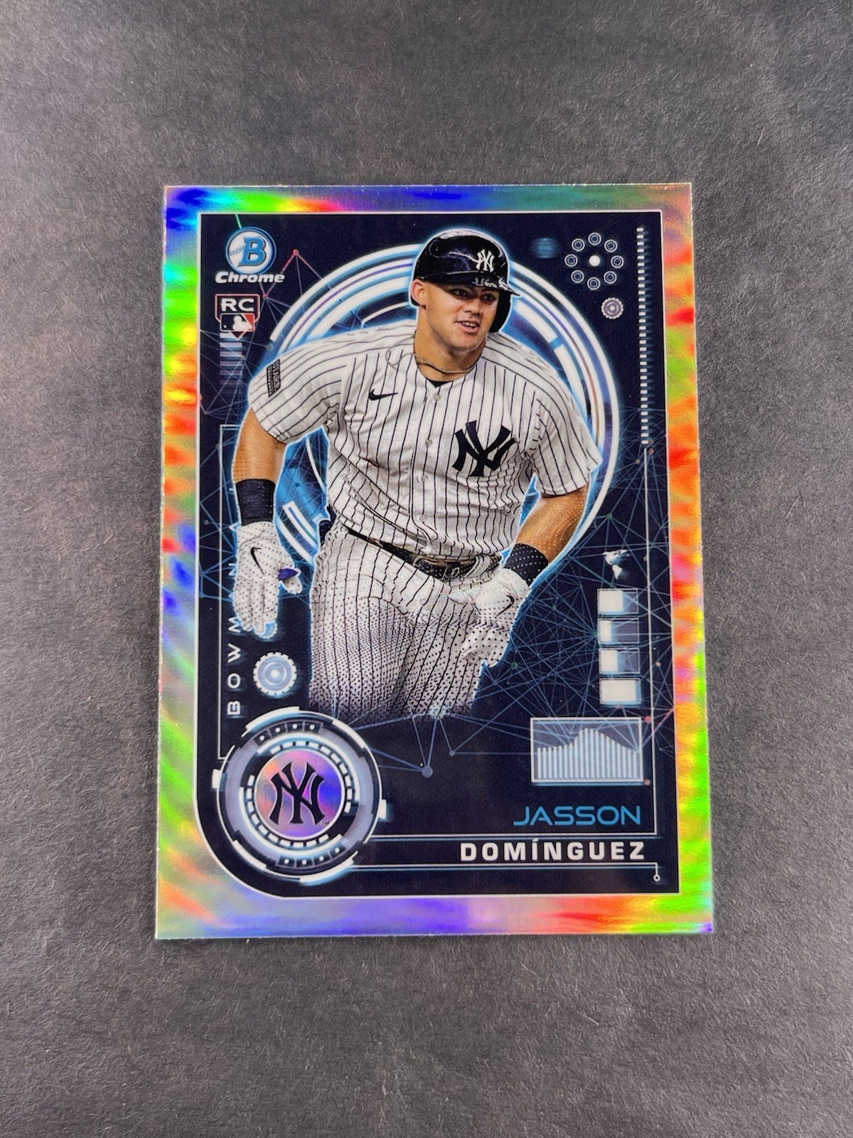 2024 Bowman Chrome JASSON DOMINGUEZ Rookie Bowman AI #BAI-8 New York Yankees