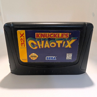 SEGA Knuckles' Chaotix Cartridge Only for Sega Genesis 32X (KA Rating)