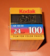 NEW Unopened SEALED Kodak Gold 100 Color 24 EXP 35mm Film GA 135-24 CAT 186 3505