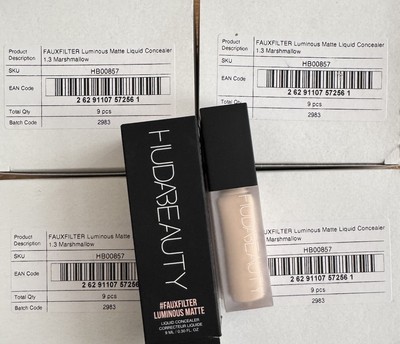 Huda Beauty #FauxFilter Luminous Matte Concealer 9ml - 1,3G Marshmallow Neu in OVP