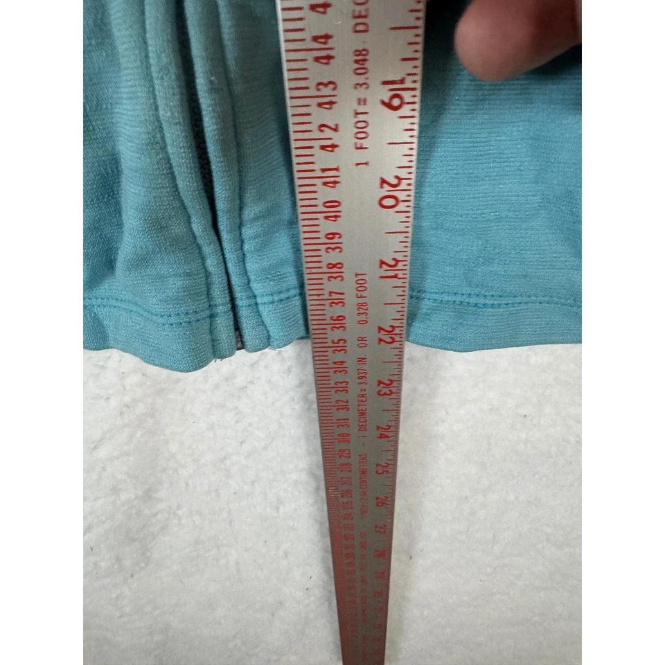 Ibex Womens Full Zip Hoodie Jacket Blue Merino Wool Blend Size S - Image 4 of 4