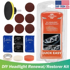 Auto Restore and Protect Headlight Restoration Kit for Plastic Lenses Fog Lights