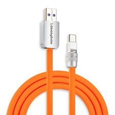 chubbycable Chubby 2.0 Fast Charging Cable Durable Soft 3.3ft 1m , Orange
