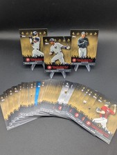 2009 Topps Ticket To ToppsTown + GOLD Complete Base Parallel Insert Set 1-50 Lot