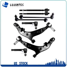 8Pcs Front Lower Control Arms Tie Rods Suspension Kit For 2004-2009 Nissan Quest