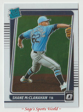 2021 Donruss Optic Baseball #78 Shane McClanahan RR RC - Tampa Bay Rays