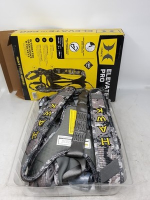 Hawk Elevate Pro Hunting Harness Silent Bind Cables One-Handed Carabiner