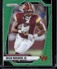 2024 Panini Prizm #288 Brian Robinson Jr. Green
