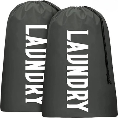 Heavy Duty Laundry Bag, Large Dirty Clothes Organizer w/ Drawstring Closure