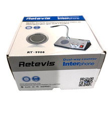 Retevis RT-9908 Window Intercom System NEW Open Box Counter Communication System
