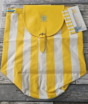 NEW 80s Vintage Giorgio Armani Beverly Hills Beach Tote Forever Summer Backpack 