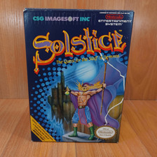Nr MINTY BOX CIB Solstice complete in nintendo nes collector quality CLEAN lot