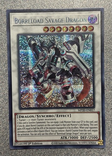 Borreload Savage Dragon MP20-EN017 YuGiOh 2020 Tin of Lost Memories Mega Pack card