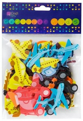 5907589912517 Naklejki z pianki transport 53szt Dalprint