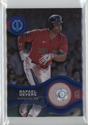 2025 Topps Tribute Stamp of Approval Relics Blue /150 Rafael Devers #SOA-RD 2wh