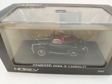 Norev Panhard Dynax Cabriolet Die-cast 1:43 NIB  Blk/Red interior Convertible
