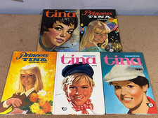 5 x PRINCESS TINA ANNUALS - FREE UK POSTAGE!!