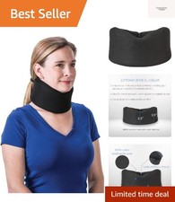 Soft Foam Cervical Collar Neck Support Brace, Helps Stabilize Vertebrae  Rel...