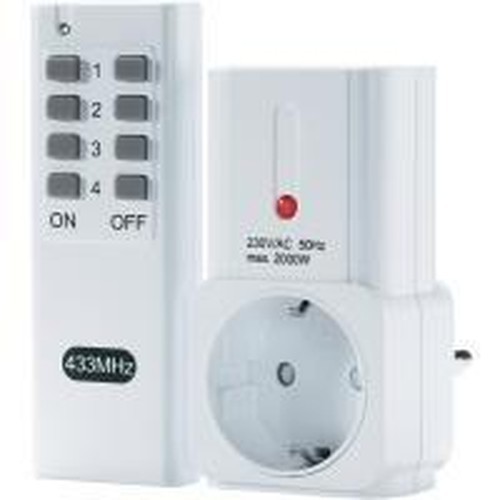 Renkforce Radio Switch Switch Impostazione Impostazione della spina in 2 parti M