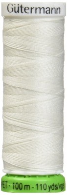 Gutermann 723860 800 Sew All 100% Recycled Polyester Thread 100mtr, White, On...