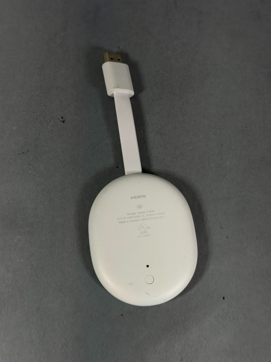 Google G454V Media Streamer Dongle with Remote HDMI White for sale