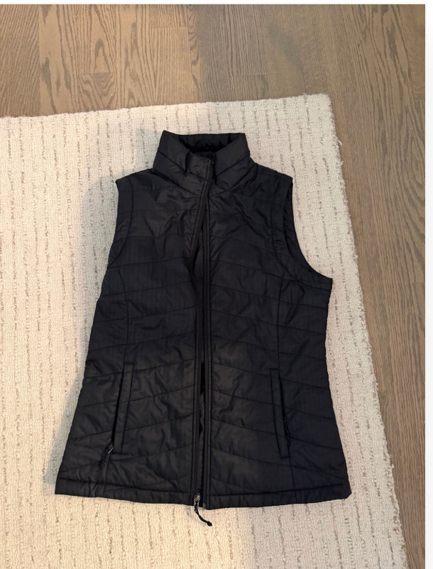 Columbia Women's Black Omni-Heat Insulated Puffer Vest Full Zip (SIZE - MEDIUM)