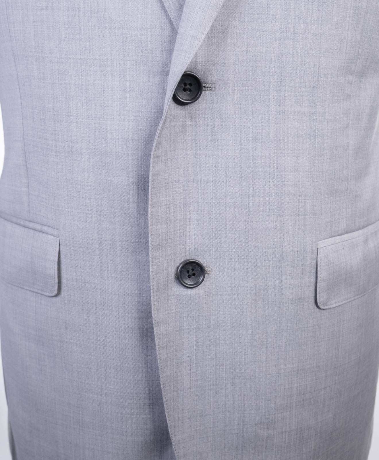 Bonobos 2-Piece Wool Suit Solid Gray 40R Modern F… - image 3