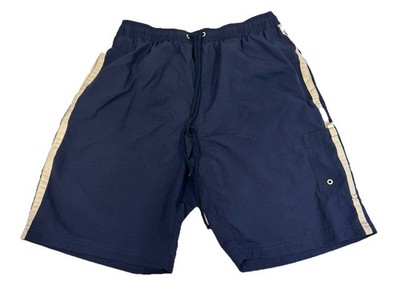 Wilson Swim Shorts Mens Sz MED Dark Blue Nylon Trunks/Shorts Bathing Suit