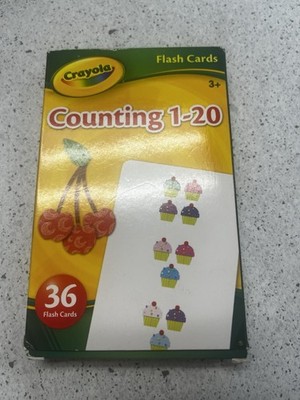CRAYOLA LEARNING FLASH CARDS Age 3+, 36 Cards/Pk, Select: Learning Pack