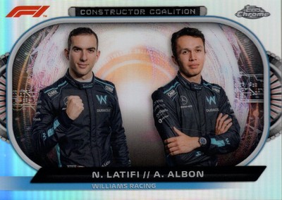 2022 Topps Chrome Formula 1 Constructors Coalition #CCWR Nicholas Latifi - RAC