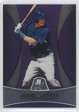 2010 Bowman Platinum Prospects Retail Purple Refractor Jerry Sands #PP1 0x5