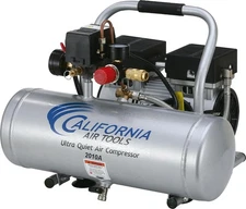 California Air Tools 2010A 1.0 HP Ultra Quiet and Oil-Free Air Compressor, 2 ...