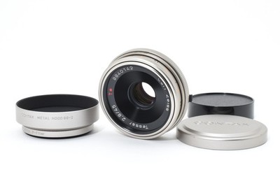 【週末値引】CONTAX CarlZeiss Tessar 2.8/45 T* Rare [Almost Unused] Contax Carl Zeiss Tessar T 45mm f/2.8 MMJ 100