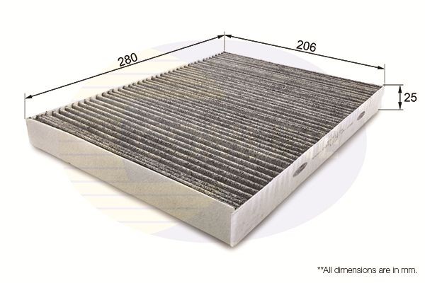 Cabin Air Filter Fits Audi A3 TT Seat Arosa Cordoba Skoda VW COMLINE EKF112A