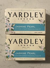 Lote de 2 jabones hidratantes para barra de baño Yardley of London Jasmine Pearl