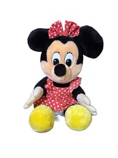 Disneyland Walt Disney World Minnie Mouse Plush Toy Stuffed Animal Vintage 10"