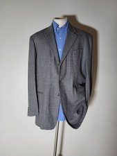 NWT Vtg Vestimenta Armani Gray Brown Check tweed sport Coat Blazer Jacket 56 46R