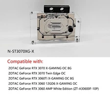 Granzon GPU Water Block For ZOTAC RTX3060 Ti/RTX3070 X-GAMING OC 8G N-ST3070XG-X