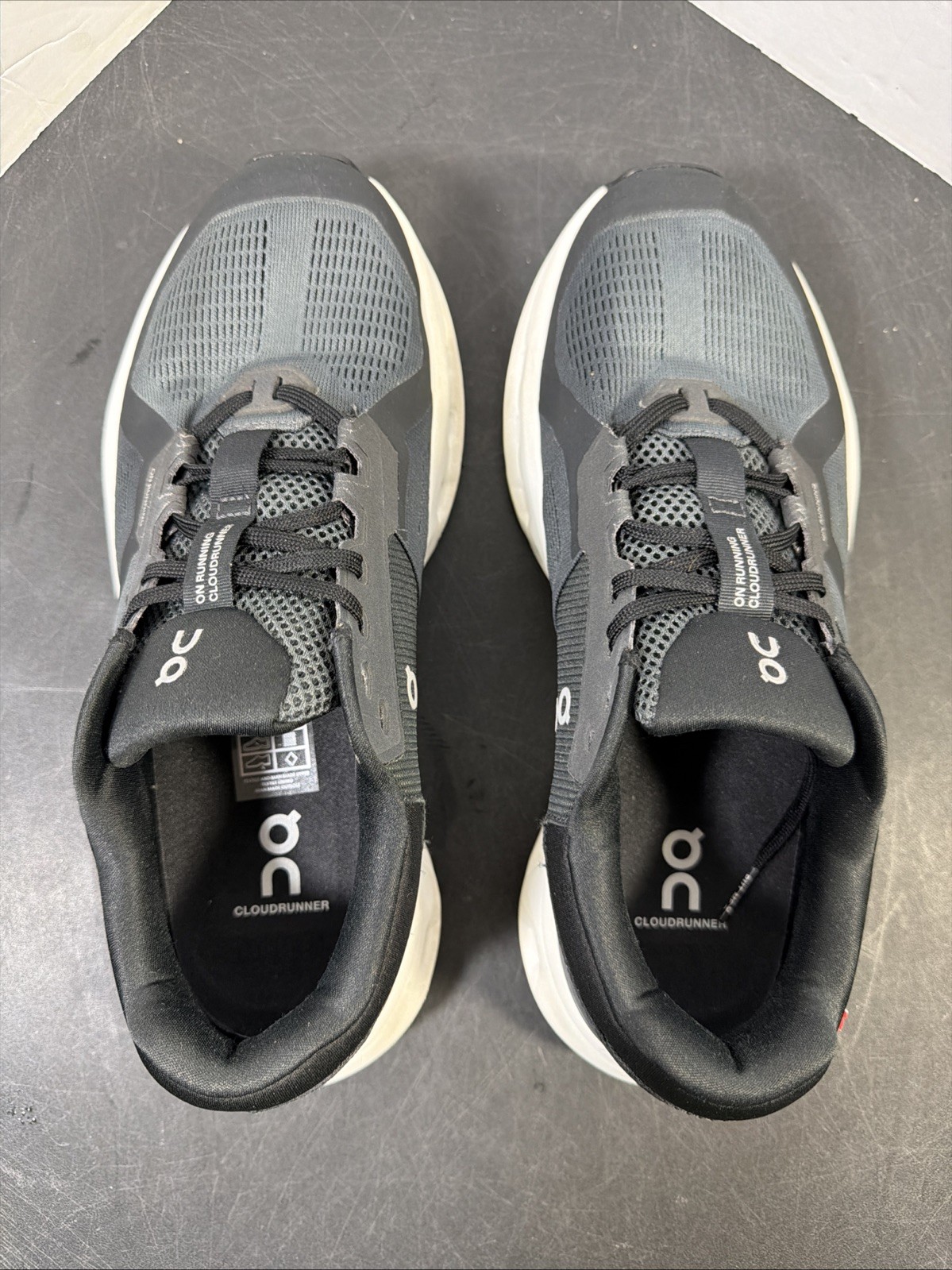 ON Cloudrunner 2 Eclipse Black White Women’s Size… - image 5