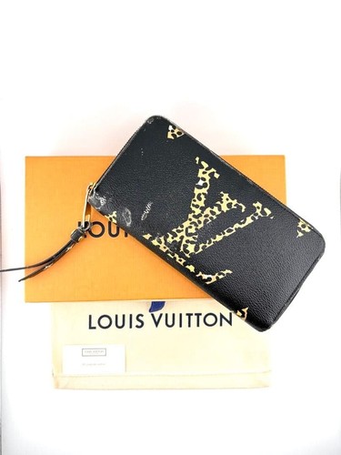 [Used] Louis Vuitton Giant Monogram Jungle Zippy Wallet M44744 Noir Black Canvas