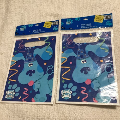 Blue's Clues 1 Banner + 32 Beutetüten Leckerlisäcke Partyzubehör Nick Jr Neu in Verpackung - Bild 8 von 8