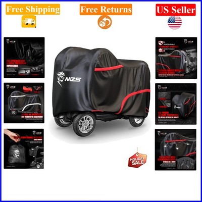 Waterproof 48in Mobility Scooter Cover with Vents Reflective Stripes Theft Locks