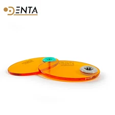 2PCS Light Curing Shade Screen - Optical Fiber LED UV Photosensitive Oral Tool