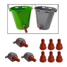 Goat Nipples Lamb Teat Feeders Leakproof Backflow Prevent Bottle Topper Feeding