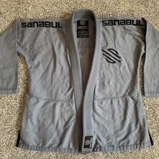 Sanabul Jiu Jitsu Gi A1 Adult Size Blue BJJ Kimono Uniform Martial Arts Top Only
