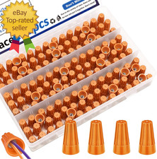 190Pcs Wire Nuts 18 16AWG Twist Wire Connectors Electrical Wire Caps with Spring