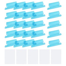 Hanging File Folder Tabs 2 Inch File Folder Tabs and Inserts Blue 50Pcs
