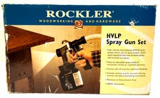 Rockler HVLP Finishing Spray Gun Set ~ HLVP-1000 High/Low Volume Pressure