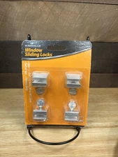 Kingman Window Sliding Locks • Size: L - 0.9”/2.3cm, W-0.79”/2cm • Set Of 4pc
