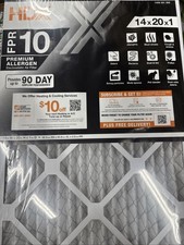 HDX 14 in. x 20 in. x 1 in. Elite Pleated Air Filter FPR 10 14x20x1 Case Of 12